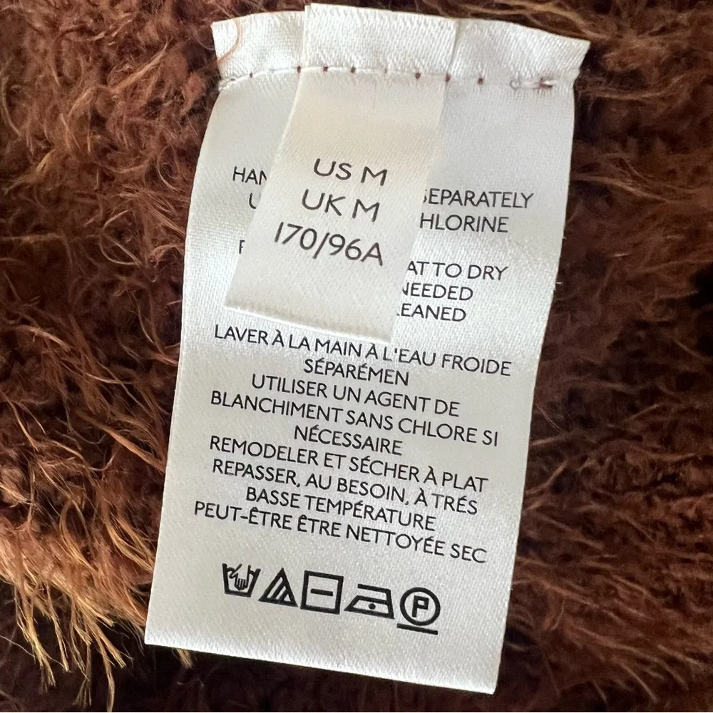 Free People Icing V-Neck Knit Sweater Mocha Java‎ Brown